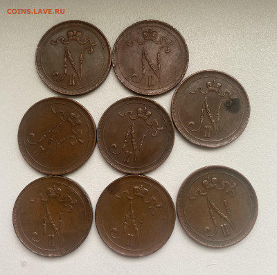 5 пенни 1865-1875 гг для Финляндии - IMG_7674