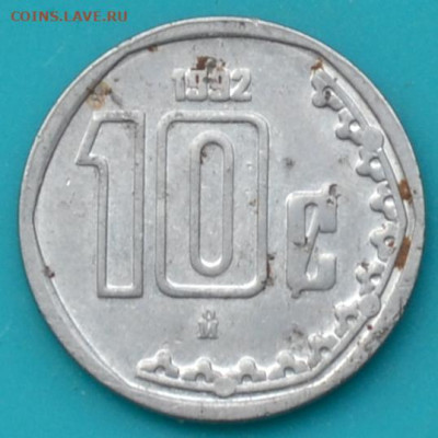 Мексика 10 сентаво 1992. до 25. 06. 25. - DSC_0143.JPG