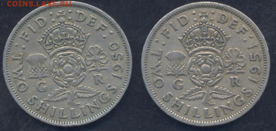 Британия 2 шиллинга 1951 г. 23.06.2025 г. 22 -00 МСК. - Британия2