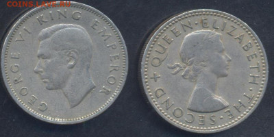 Новая Зеландия 1 шиллинг 1947 г. 23.06.2025 г. 22 -00 МСК. - Н. Зеландия шиллинг3