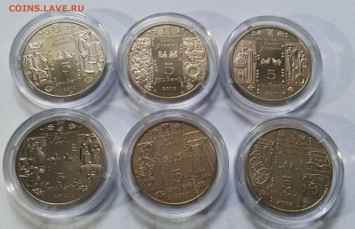 УКРАИНА 5 гр 2009-12 г (серия Ремесла) - 6 шт до 25.06 - ук2