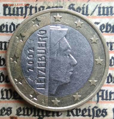 Люксембург 1 евро 2002 года до 24.06.2025 - IMG_20250618_203344