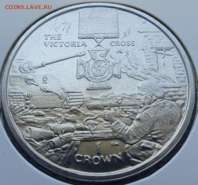 о.Мэн 1 крона 2004г Награды-Крест Викт., до 26.06 22:00 мск - 2