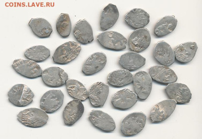 Лот допетровских монет 30 шт. до 22.00 27 июня - 1