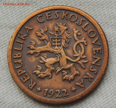 Чехословакия 10 геллеров 1922 до 25.06.2025 - Чехословакия 10 геллеров 1922 .JPG