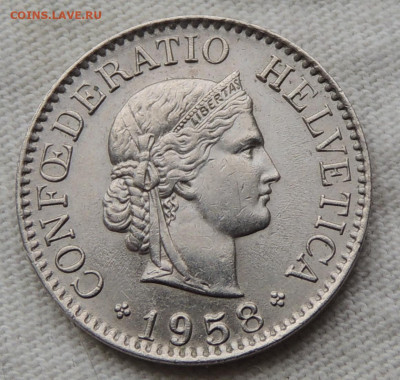 Швейцария 10 раппенов 1958 до 25.06.2025 - Швейцария 10 раппенов 58 .JPG