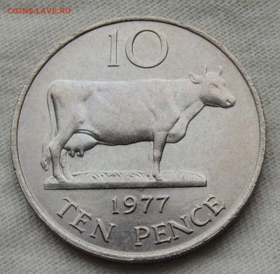 Гернси 10 пенсов 1977 до 25.06.2025 - Гернси 10 пенсов 77.JPG