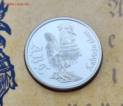 Латвия 1 лат 2010 Азбука в блистере до 25.06.25 в 22:00 - 3_ав-2