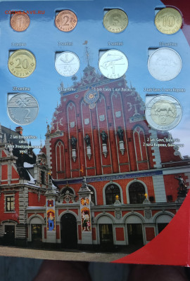 Латвия набор памятных и обиходных монет 2001-2013 в буклете - 5_Обиходные