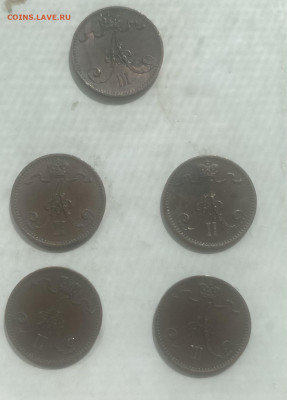 5 пенни 1865-1875 гг для Финляндии - IMG_7826