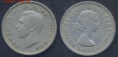 Британия 1 шиллинг  1957 г. 26.06.2025 г. 22 -00 МСК. - Британия1