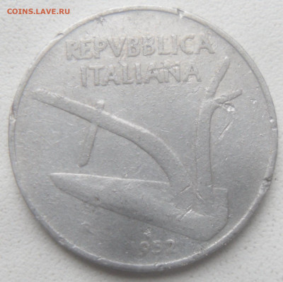 Италия 10 лир 1952 г. - SAM_6629.JPG
