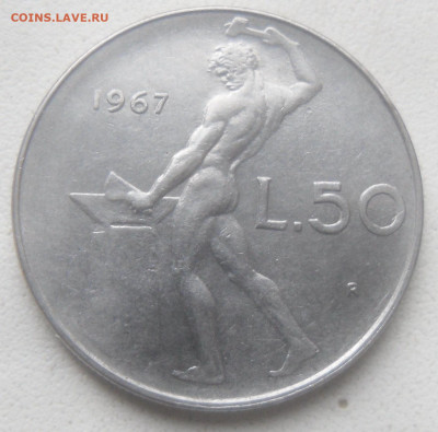 Италия 50 лир 1967 г. - SAM_6632.JPG