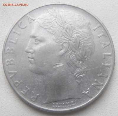 Италия 100 лир 1957 г. - SAM_6637.JPG