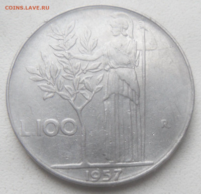 Италия 100 лир 1957 г. - SAM_6636.JPG