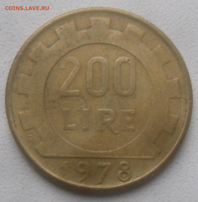 Италия 200 лир 1978 г. - SAM_6630.JPG