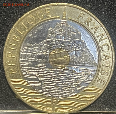 Франция 20 франков 1992 г (три-металл) До 22-00 Мск - FullSizeRender - 2025-06-27T145549.669