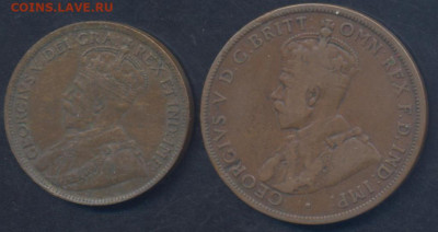 Австралия 1 пенни 1919 г. 30.06.2025 г. 22 -00 МСК. - Австралия