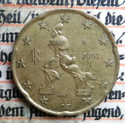Италия 20 центов 2002 года до 04.07.2025 - IMG_20250624_225615