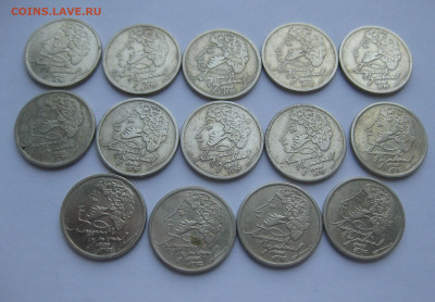 1 рубль 1999 Пушкин-14 штук - m2.JPG