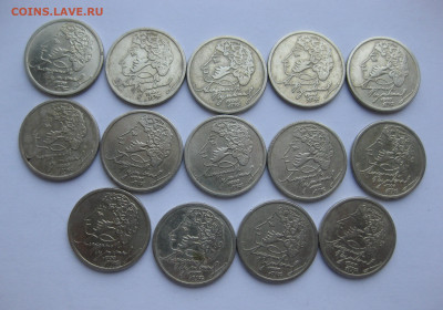 1 рубль 1999 Пушкин-14 штук - m1.JPG