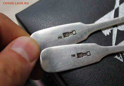 Ложки чайные 2 шт. 84 Проба - IMG_2020.JPG