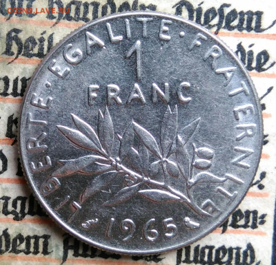 Франция 1 франк 1965 года до 04.07.2025 - IMG_20250625_222436