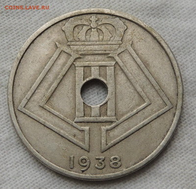 Бельгия 25 сантимов 1938 до 3.07.2025 - Бельгия 25 сантимов 38 .JPG