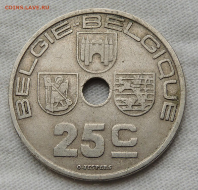 Бельгия 25 сантимов 1938 до 3.07.2025 - Бельгия 25 сантимов 38.JPG