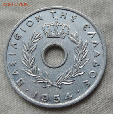Греция 20 лепт 1954 до 3.07.2025 - Греция 20 лепт 54 .JPG