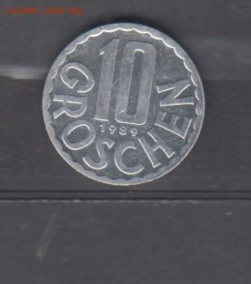Австрия 1989 10гр блеск до 05 07 - 632