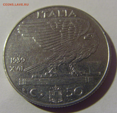 50 чентезимо 1939 Италия №1 07.07.25 22:00 М - CIMG7380.JPG