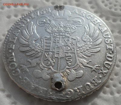 1 кроненталер (Австрийские Нидерланды, 1768 год) на брелок - SAM_0250.JPG