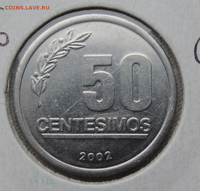 Уругвай 50 сентесимо 2002 №2 до 6.07.2025 - Уругвай 50 сентесимо 2002.2.JPG