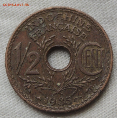 Французский Индокитай ½ сантима 1935 до 6.07.2025 - Французский Индокитай ½ сантима 1935.JPG