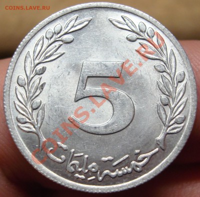 Тунис 5 миллим 1983 г. UNC до 20,02 в 23-00 - DSC03494.JPG