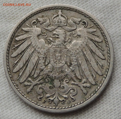 Германия 10 пфеннигов 1899 F до 6.07.2025 - Германия 10 пфеннигов 1899 F .JPG