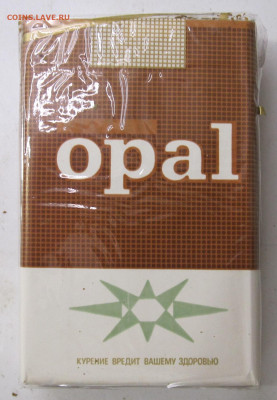 Пачка сигарет Opal Bulgartabac 1980-е Запечатанные до 06.07 - 017.JPG