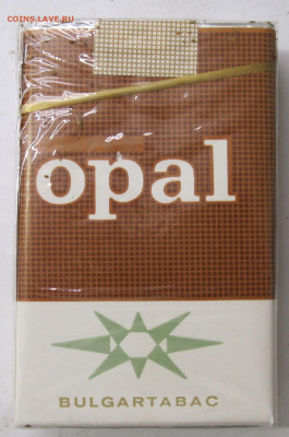 Пачка сигарет Opal Bulgartabac 1980-е Запечатанные до 06.07 - 016.JPG