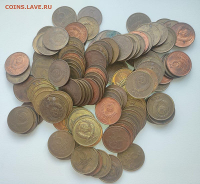 133 монеты 3 копейки СССР до 22.00 11.07 - 3