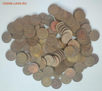 134 монеты 5 копеек СССР до 22.00 11.07 - 2