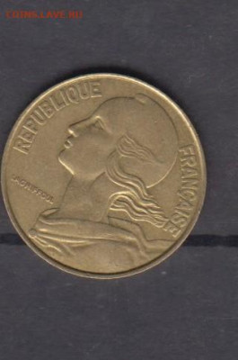 Франция 1989 20 сантимов до 10 07 - 586а