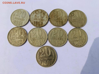 86 монет погодовки 1961-1991 БЕЗ ПОВТОРА до 10.07 22:00 мск - 5409118788412110442