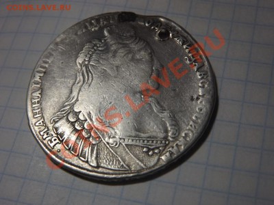 рубль 1736 красивый,но с дыркой - Изображение 625