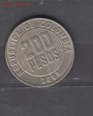 Колумбия 2009 200 песо до 11 07 - 716