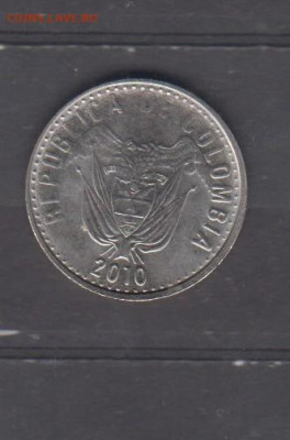 Колумбия 2010 50 песо (блеск) до 11 07 - 718а