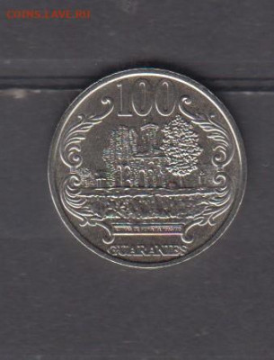 Парагвай 2016 100гуарами без оборота до 11 07 - 696а