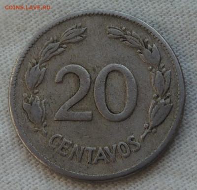 Эквадор 20 сентаво 1946 до 13.07.2025 - Эквадор 20 сентаво 46.JPG