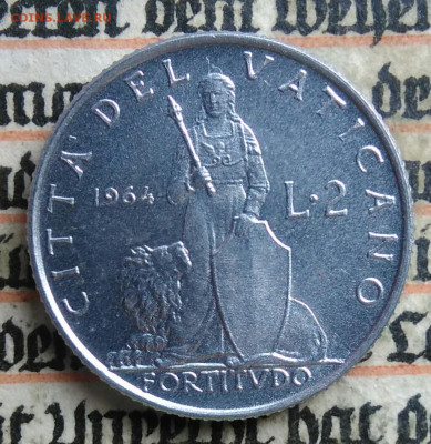 Ватикан 2 лиры 1964 года до 14.07.2025 - IMG_20250707_214138