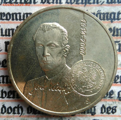 Польша 2 злотых 2014 года Ян Карский до 14.07.2025 - IMG_20250707_203008